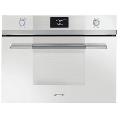 SMEG SF4120MCB Linea Aesthetic Combination Microwave Oven, White SMEG SF4120MCB Linea Aesthetic Combination Microwave Oven, White